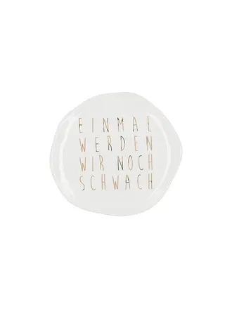 RAEDER | Weihnachtsteller 14cm EINMAL WERDEN WIR... | 